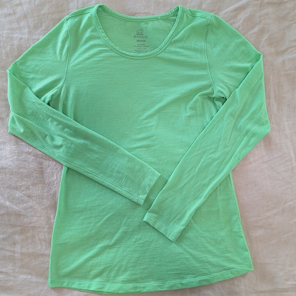 Vibrant Green Long Sleeve Tee